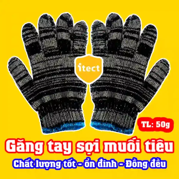 Găng Tay Sợi Muối Tiêu 50g